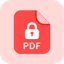 加锁PDF文件 图标